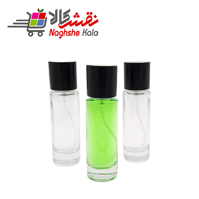 ظرف عطر اسپری 30 گرمی ایزی کریمپ استوانه ای درب ولوت 