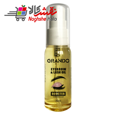 روغن تقویت کننده مژه و ابرو گراندو مدل Booster حجم 30 میلی لیتر