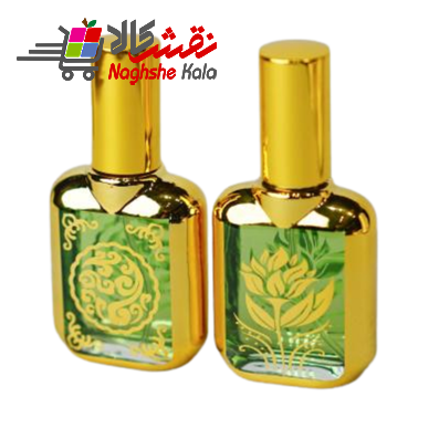 ظرف عطر اسپری 15 گرمی کتابی طلاکوب 