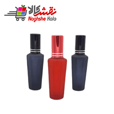 ظرف عطر اسپری 12 گرمی هشت ضلعی رنگی پمپ فلزی 