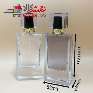 ظرف عطر اسپری 60میل ایزی کریمپ شیشه ای ورسوس ( تعداد در کارتن 54 عدد )