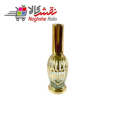 شیشه عطر عمده طلاکوب خمره ای 15 میل- تک رنگ