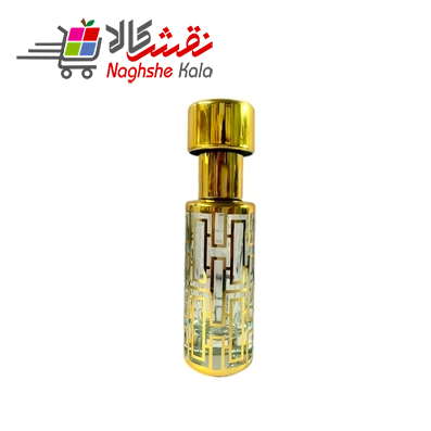 فروش عمده شیشه عطر استوانه ای طلاکوب- 20 میل