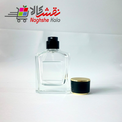 شیشه عطر لاکچری ایزی کریمپ کد GC298 با درب و پمپ مه پاش